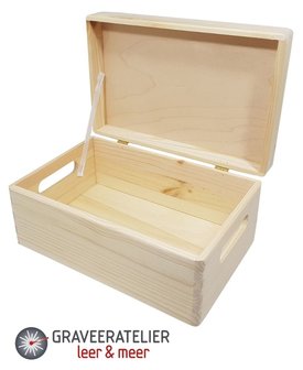 Gepersonaliseerd houten doosje